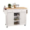Tullarick - Kitchen Cart - Natural / White - Image 12