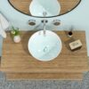 16" X 16" Vessel Bathroom Sink With Easy Installation - White - Image 4