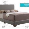 Aaron - Queen Bed - Light Gray - Image 9