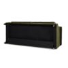 Elaine - Camel Back Small Space Sofa - Olive Green - Image 8