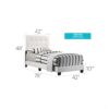 Caldwell - Twin Bed - White - Image 3