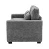 Modern Fabric Sofa With Plush Cushions, Sleek Arm Design - Gray - Image 7