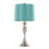 Ashland - Contemporary Table Lamp (Set of 2) - Nickel / Turquoise - Image 2