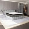 Premium 16" Queen Size Hybrid Mattress In A Box Plush Gel Memory Foam Top With Cooling Technology - Gray / White - Image 2