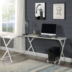 Dazenus - Computer Desk - White