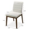 Ines - Dining Chair (Set of 2) - Brown / White - Image 14