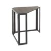 Roman - Industrial Corner Desk - Black / Espresso - Image 2