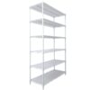 20" 6 Tier 6000Lbs Capacity Nsf Metal Shelf Wire Shelving Unit, Heavy Duty Adjustable Storage Rack With Wheels & Shelf Liners For Commercial Grade Utility Steel Storage Rack - White - Image 5