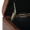 Dover - Storage Ottoman Bench - Distressed Umber Brown - Image 6