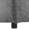 Modern Sectional Sofa Modular Sofa With Movable Ottoman, USB Ports & Phone Holder Chenille - Gray - Image 15