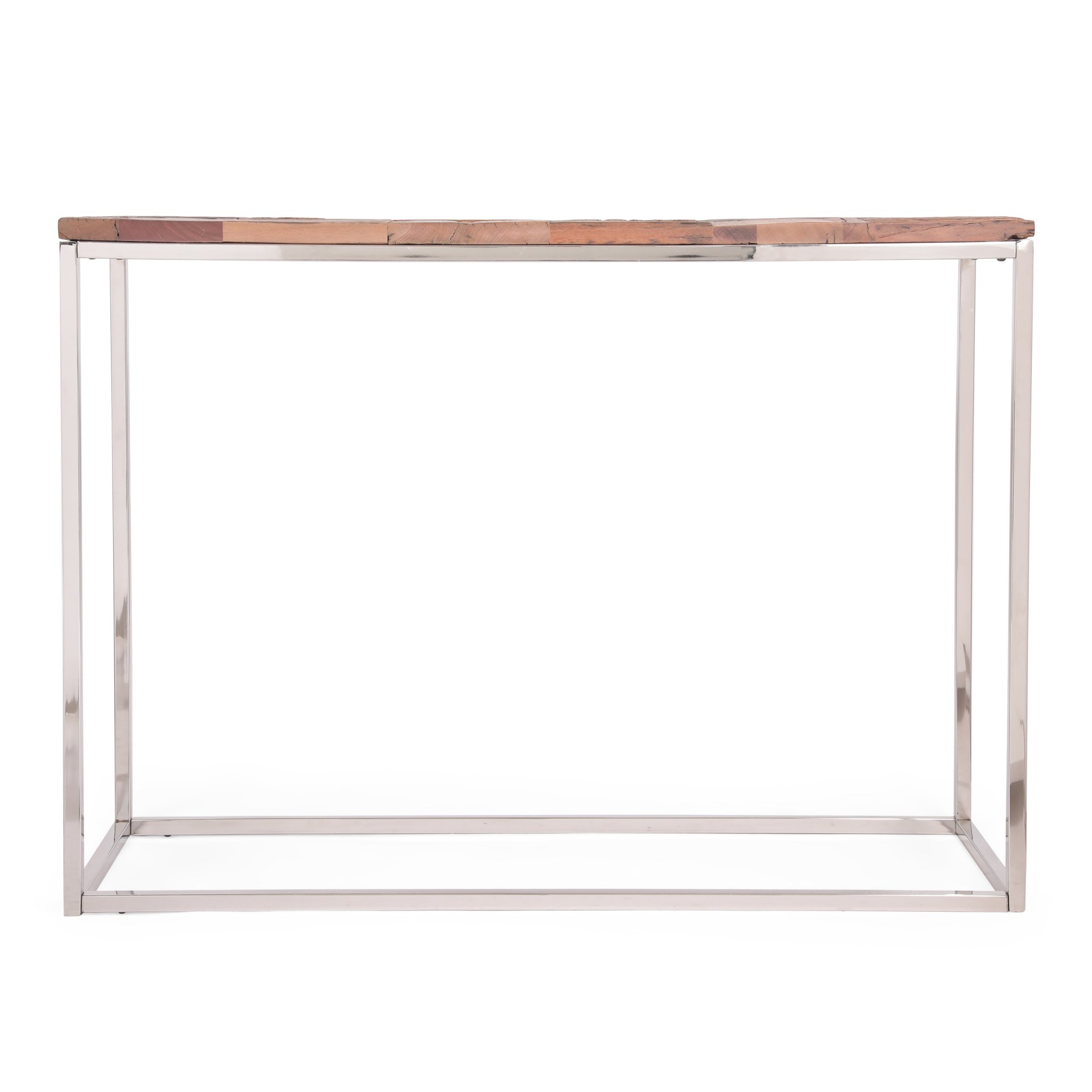 Console Table - Brown / Silver - Image 4