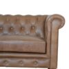 Buffalo - Leather Chesterfield Sofa - Brown - Image 4