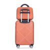 2 Piece Luggage Sets Lightweight Suitcase, Spinner Wheels, (20/14) - Dark Orange - Image 6