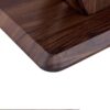 Modern Minimalist Texture Sticker Patterned Rectangular Coffee Table - Walnut Dark Brown - Image 14