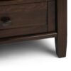 Warm Shaker - Square Coffee Table - Tobacco Brown - Image 7