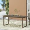 Rustic Nash Dining Table With Slat Design - Gray - Image 5
