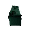 Modern Upholstered Corduroy Fabric 4 Seater Sofa With Arm And Throw Pillows - Green - Image 9