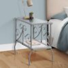 Accent Table, Side Traditional - Silver - Image 3