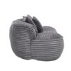 Bean Bag Sofa Lazy Sofa Durable Comfort Lounger High Back Bean Bag Chair Couch For Adults And Kids, Indoor & Outdoor - Dark Gray - Image 19