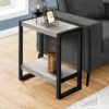 Accent Table, Side Industrial - Gray - Image 10