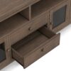 Cosmopolitan - Wide TV Media Stand - Farmhouse Brown - Image 5
