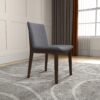 Laura - Mid-Century Modern Solid Wood Dining Chair (Set of 2) - Gray - Image 12