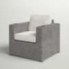 Patio Chair With Cushions - Gray - Image 11