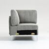 Modular Sectional Sofa Corner Seat, Middle Seat Module Couch - Gray - Image 5