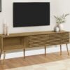 TV Stand, 72 Inch, Media Entertainment Center, Storage Cabinet, Console, Storage Shelves, Contemporary & Modern - Walnut - Image 16