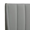 Aspen - Queen Vertical Tufted Modern Headboard Platform Bed Set - Opal Gray - Image 7