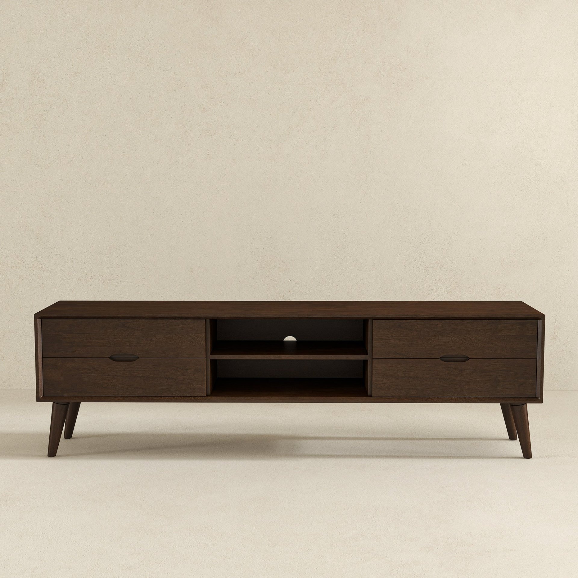 Adrian - TV Stand - Walnut Brown - Image 2