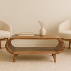 Amaya - Nordic Style Coffee Table - Oak