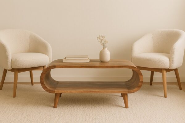 Amaya - Nordic Style Coffee Table - Oak