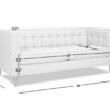 James - Modern Tuxedo Sofa - Olive Green - Image 13