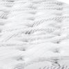 10" King Quilted Hybrid Mattress, Medium Firm - Black / White - Image 4