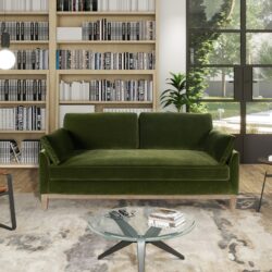 Pasadena - Modern Farmhouse Sofa - Olive Green
