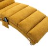 Ergonomic Linen Massage Chaise Lounge With Remote Control - Color, 5 Modes For Office, Living Room, Bedroom - Mustard - Image 21
