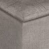 Rockwood - Cube Storage Ottoman With Tray - Distressed Gray Taupe - Image 8