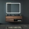 Briiiliant - Bathroom Vanity Mirror Anti Fog, Dimmable Rectangle Mirror With Front Lighting Smart Memory Function - Silver - Image 9