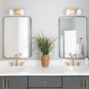 Wall Mirror Rectangular Mirror Metal Framed Mirror Vanity Mirror Dressing Mirror, For Bathroom, Living Room, Bedroom - Black - Image 3