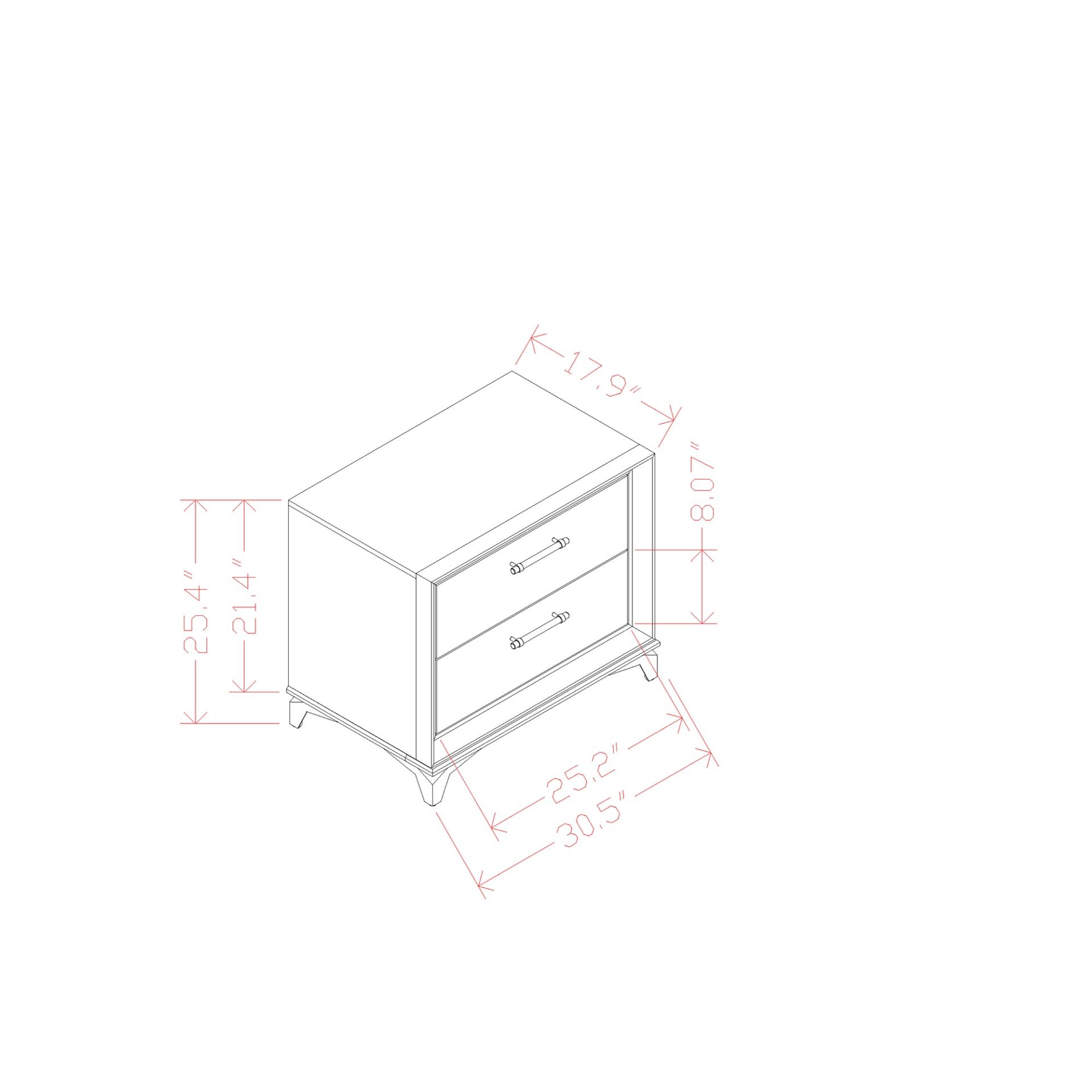 Star - Nightstand - White - Image 3