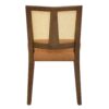 Mid Century Rattan Dining Chair Without Arms (Set of 2) - Caramel / Walnut - Image 8