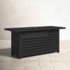 Casselton - Propane / Gas Outdoor Fire Pit Table With Lid - Black - Image 6