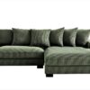 Luxe - Oversized 2 Piece Right Facing Sectional Couches For Living Room, L Shaped Sofa With Chaise - Dark Green - Image 2