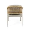 Outdoor Dining Chair (Set of 2) Wicker Rattan Woven Patio Chairs, Waterproof Seating - Gray - Image 8