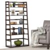Acadian - Ladder Shelf Bookcase - Brunette Brown - Image 5