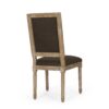 French Country Style Dining Chair Set With Upholstered Seats And Cane Backrest - Brown - Image 8
