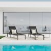 Westport - Outdoor Chaise Lounge (Set of 2) - Black - Image 4