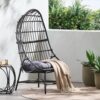 Elon - Cocoon Chair - Gray - Image 14