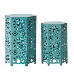 Eliana - Stylish Side Table - Teal